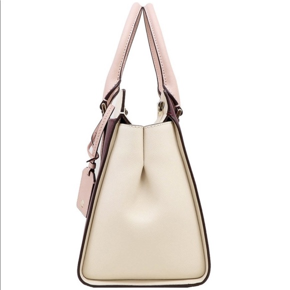 Kate Spade Medium Satchel Cherry Wood Warm Vellum - Picture 4 of 5